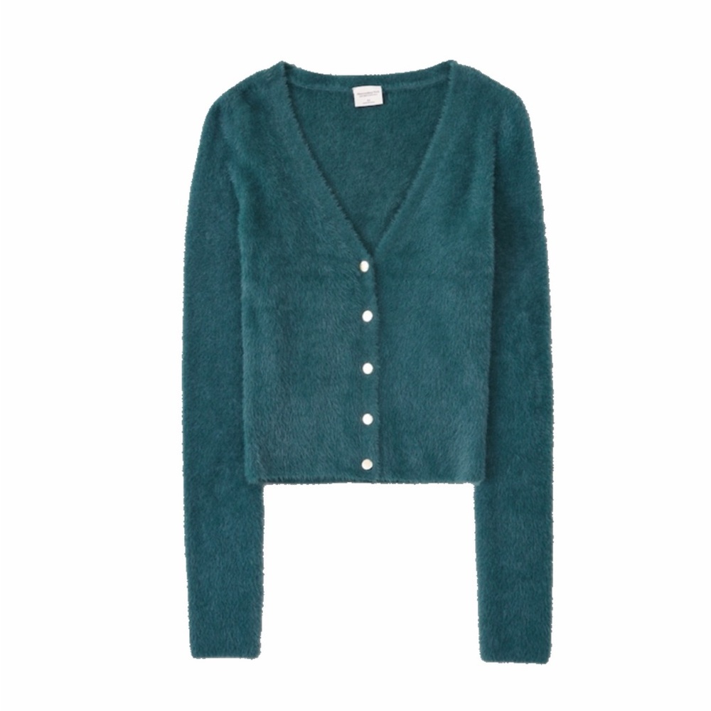 Abercrombie & Fitch Teal Button-Up Cardigan